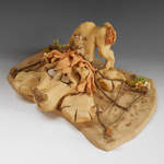 Ceramic Sculpture - The Lion and the Mouse-2