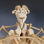 Ceramic Sculpture - Billy Goats Gruff-6