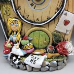 Alice in Wonderland Pendulum clock 4