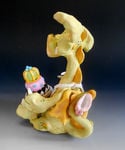 Puff Pastry Dragon - Ceramic sculpture (5)