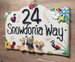 House Sign Ceramic - Bridge Top 10 x 7 Snowdonia