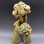 Tortoise Sculpture, Ceramic, The Story Teller (7)