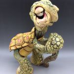 Tortoise Sculpture, Ceramic, The Story Teller (13)