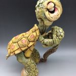 Tortoise Sculpture, Ceramic, The Story Teller (10)