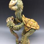 Tortoise Sculpture, Ceramic, The Story Teller (11)