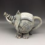 Elephant Tea Pot Ceramic, Ermentrude (4)