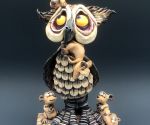 Owl Sculpture, ceramic Brian (5)
