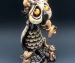 Owl Sculpture, ceramic Brian (2)