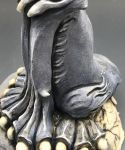 Wolf sculpture, ceramic Harry the Howler (6)